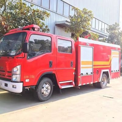 جودة  ISUZU 4X2 700P Fire Fighting Truck Small Fire Rescue Truck 4cbm 5cbm مصنع