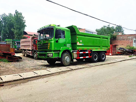 شاكمان ديلونغ F3000 6X4 شاحنة قمامة 380 حصان يورو2/3 شاحنة تيبر نوع الوقود الديزل