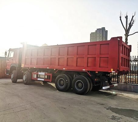 الصين شاحنة سينوتروك هوو 6X4 شاحنة قمامة 371HP شاحنة تيبر