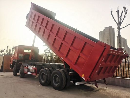 الصين شاحنة سينوتروك هوو 6X4 شاحنة قمامة 371HP شاحنة تيبر