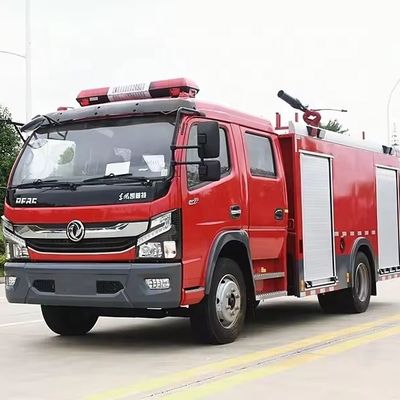 دونغفينغ 4cbm 8cbm خزان المياه شاحنة مكافحة الحرائق شاحنة إطفاء 4 × 2