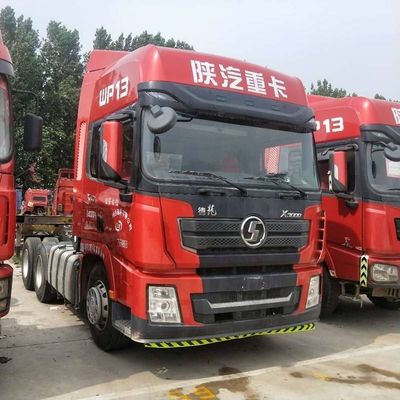 شانشي شاكمان شاحنة ثقيلة رأس شاحنة جرار 6X4 4X2 قيادة يسارية مع محرك WEICHAI