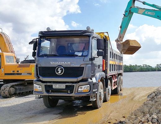 شاكمان دونغفينغ سينوتريك 6X4 شاحنة ثقيلة 8X4 يورو 3 12 إطارات