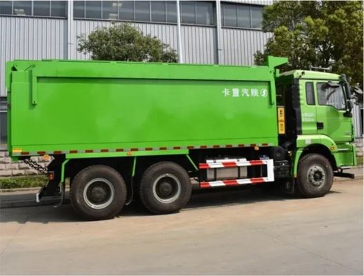 شاكمان 6 × 4 8 × 4 شاحنة قمامة شاحنة نقالة شاحنة ثقيلة تحمل الحجارة والرمل